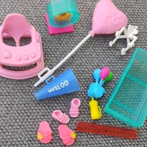 Chelsea Kelly Baby Toy Accessory Set - Pink Blue Multicolor